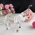 Estatueta de mini elefante de cristal animal